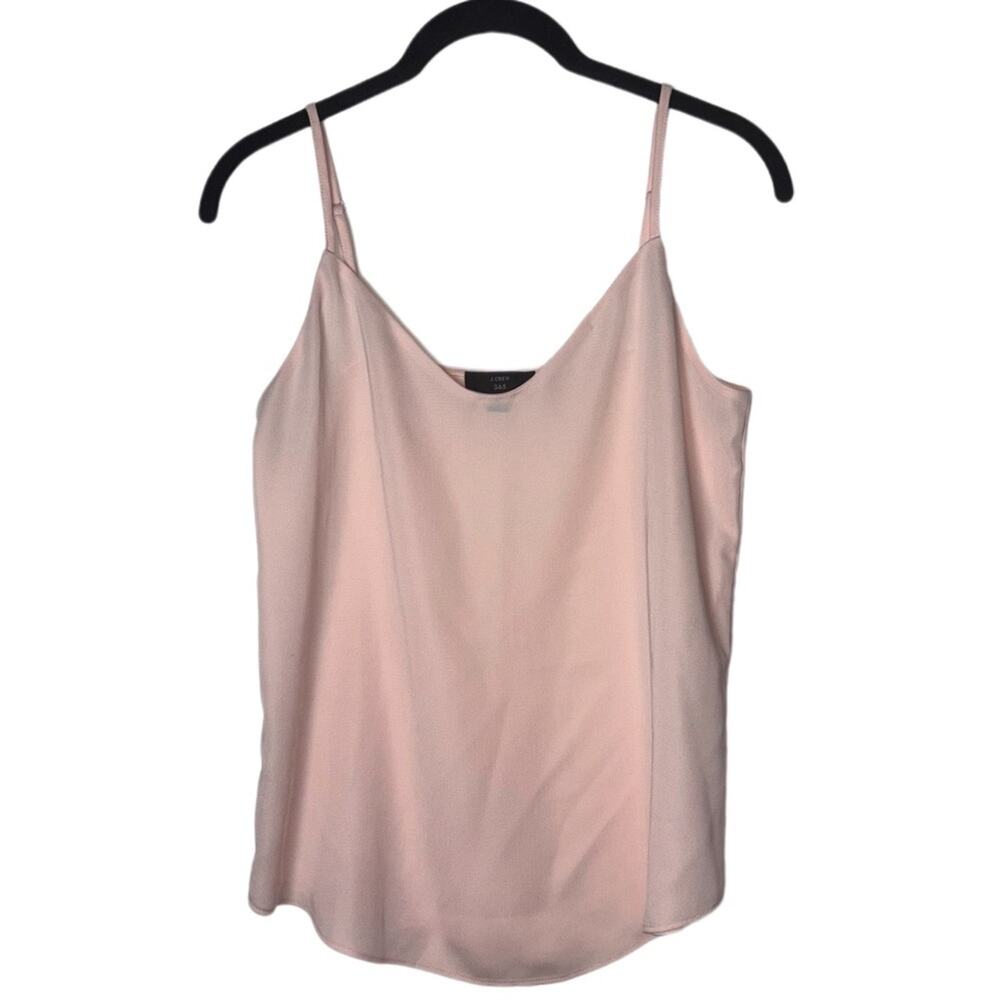 J. Crew V-neck camisole spaghetti strap tank Women's size XXS | 00 in pale pink